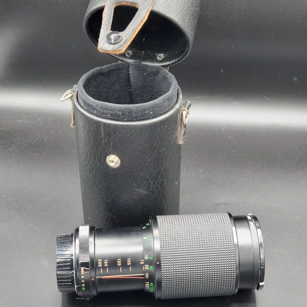 Vivitar Case and 75-205mm f/3.8 MC Macro Focusing Zoom Lens
